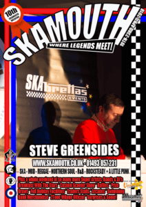 Steve Greensides Skamouth April 2018 poster