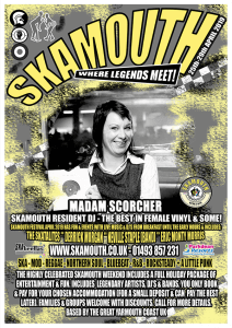 Madam Scorcher Skamouth April 2019 poster