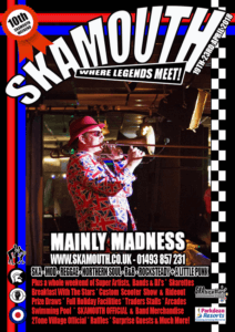 MAINLY MADNESS Skamouth April 2018 poster