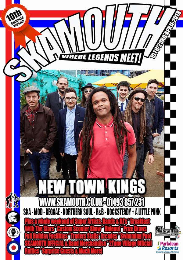 NEW TOWN KINGS Skamouth April 2018 poster