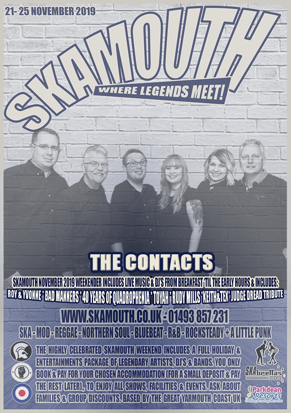 the Contacts Skamouth November 2019 poster