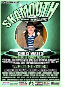 Chris Watts Meridian FM Skamouth may 2020 poster