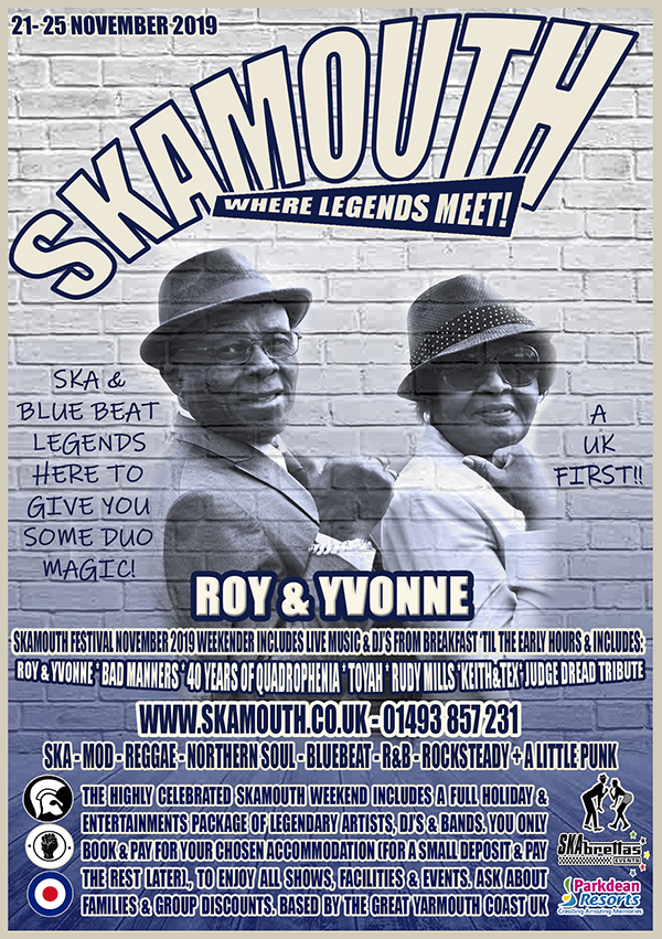 ROY & YVONNE Skamouth November 2019 poster 