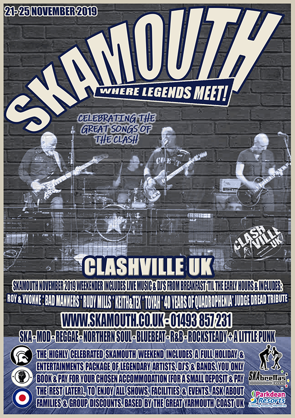  Clashville UK Skamouth November 2019  poster 
