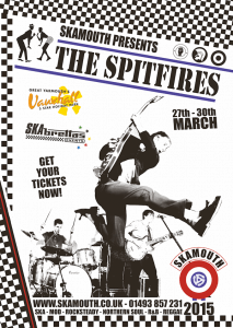 The Spitfires Skamouth March 2015 poster