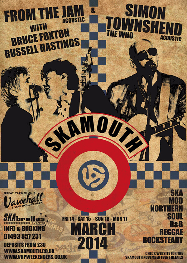  From The Jam (Acoustic) Skamouth March 2014 poster 