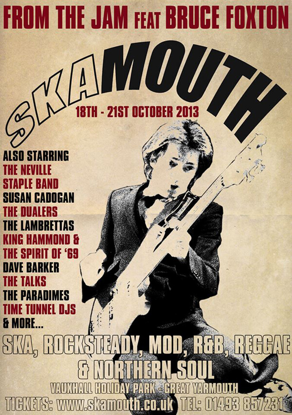  From the Jam Skamouth October 2013 poster 