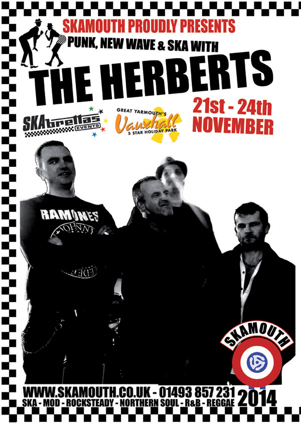  The Herberts Skamouth Novemver 2014 poster 